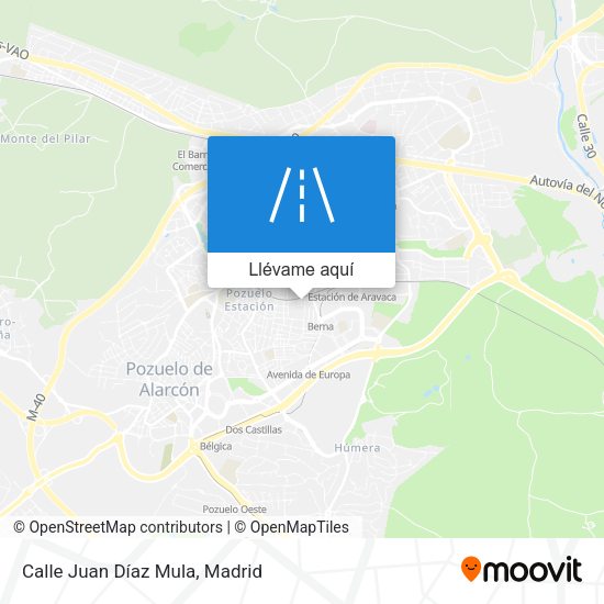 Mapa Calle Juan Díaz Mula