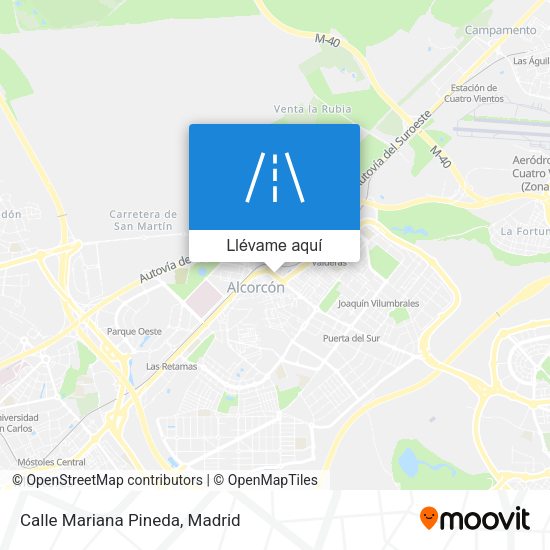 Mapa Calle Mariana Pineda