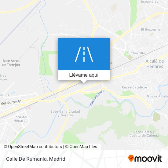 Mapa Calle De Rumanía