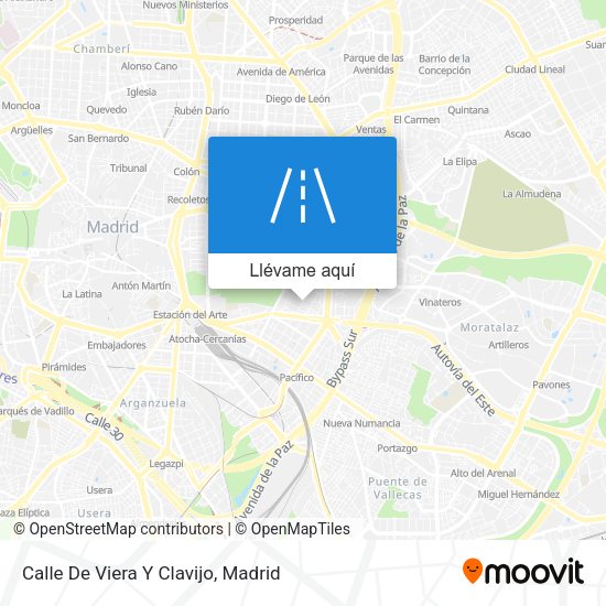 Mapa Calle De Viera Y Clavijo