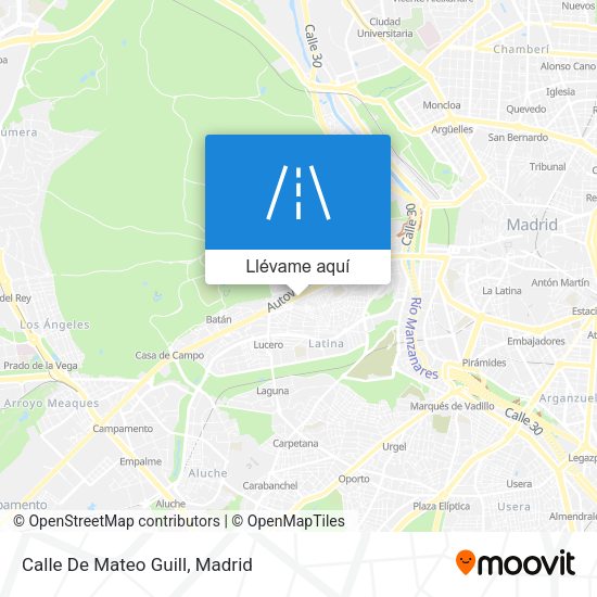 Mapa Calle De Mateo Guill