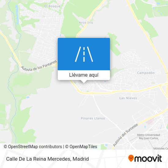 Mapa Calle De La Reina Mercedes