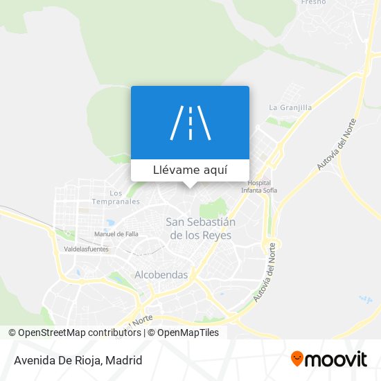 Mapa Avenida De Rioja