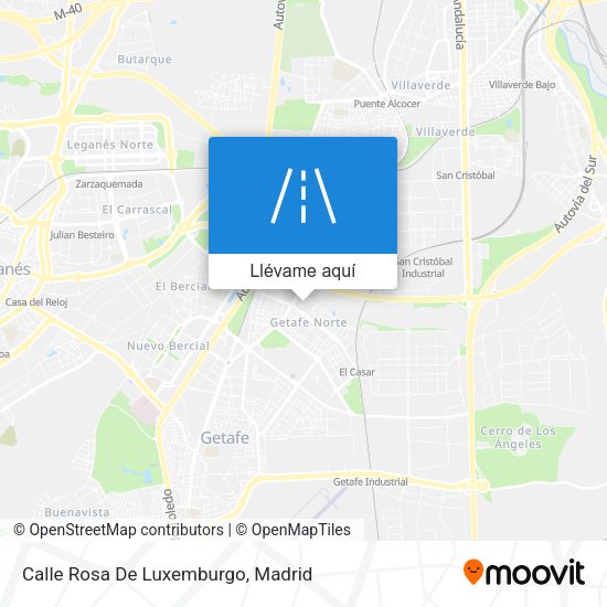 Mapa Calle Rosa De Luxemburgo