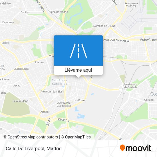 Mapa Calle De Liverpool