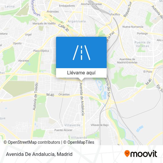 Mapa Avenida De Andalucía