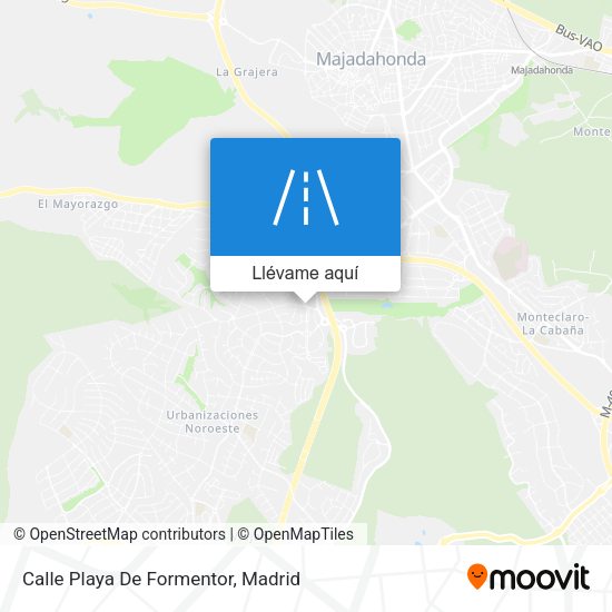 Mapa Calle Playa De Formentor