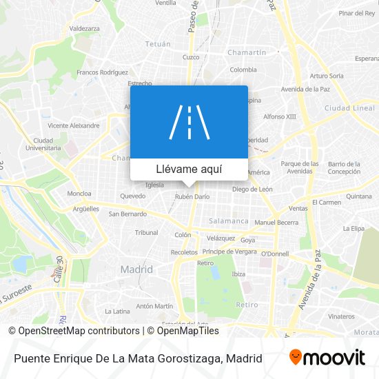 Mapa Puente Enrique De La Mata Gorostizaga