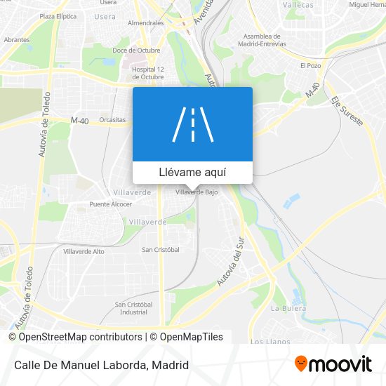 Mapa Calle De Manuel Laborda