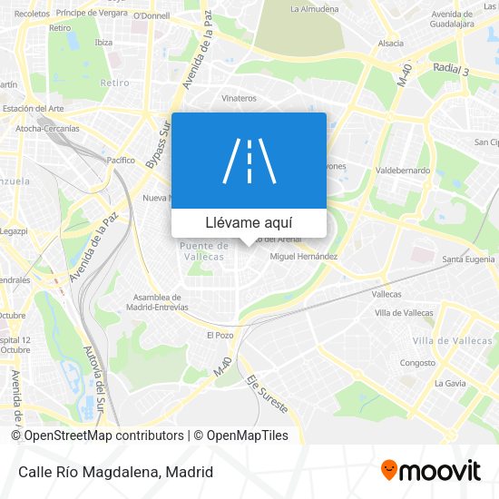 Mapa Calle Río Magdalena