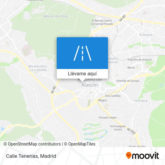 Mapa Calle Tenerías