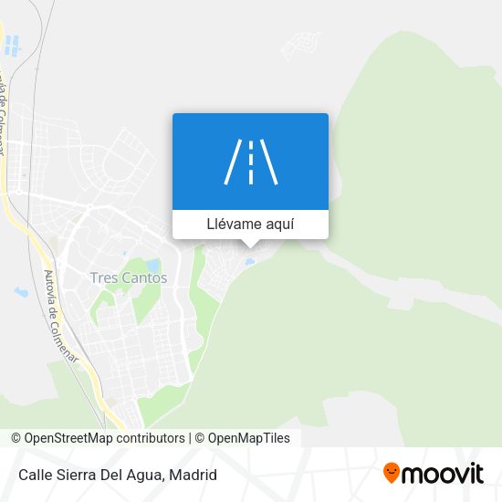 Mapa Calle Sierra Del Agua