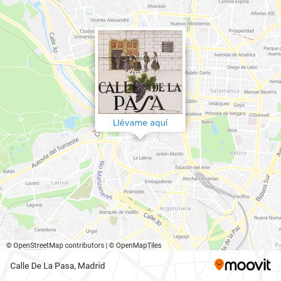 Mapa Calle De La Pasa