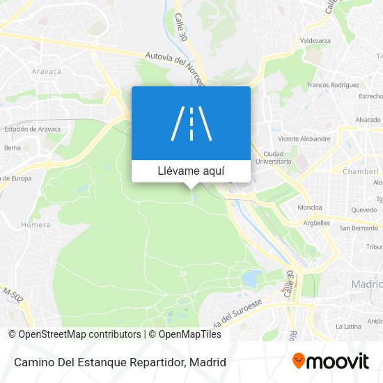 Mapa Camino Del Estanque Repartidor