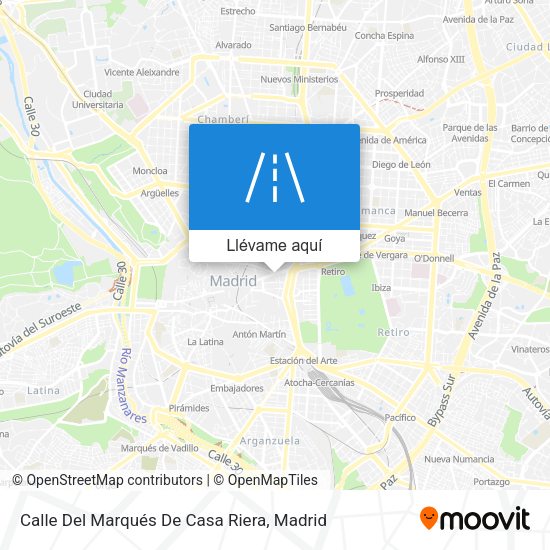 Mapa Calle Del Marqués De Casa Riera