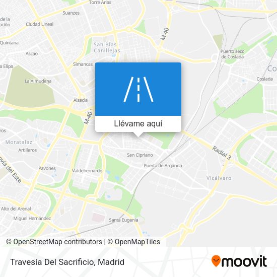 Mapa Travesía Del Sacrificio