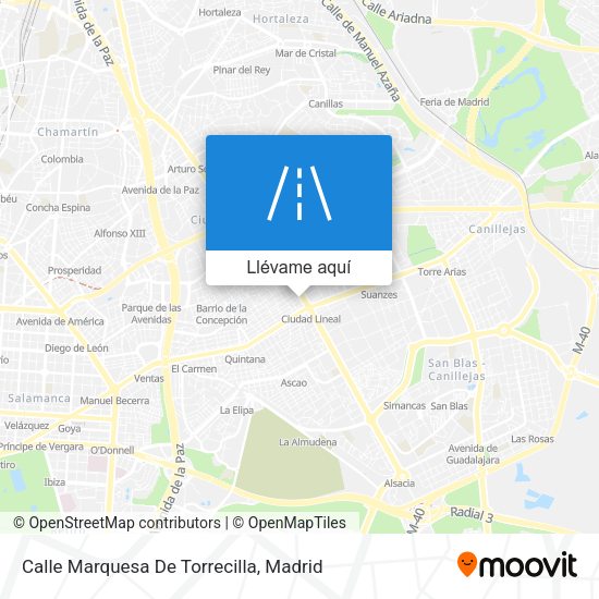 Mapa Calle Marquesa De Torrecilla
