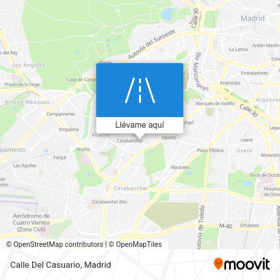 Mapa Calle Del Casuario