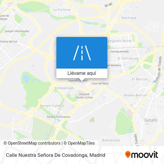 Mapa Calle Nuestra Señora De Covadonga