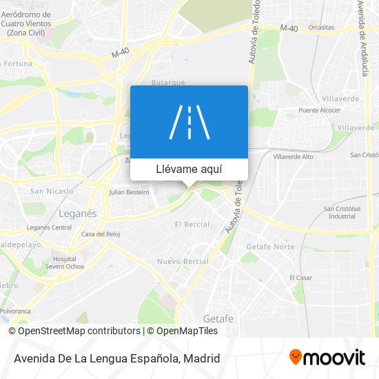 Mapa Avenida De La Lengua Española