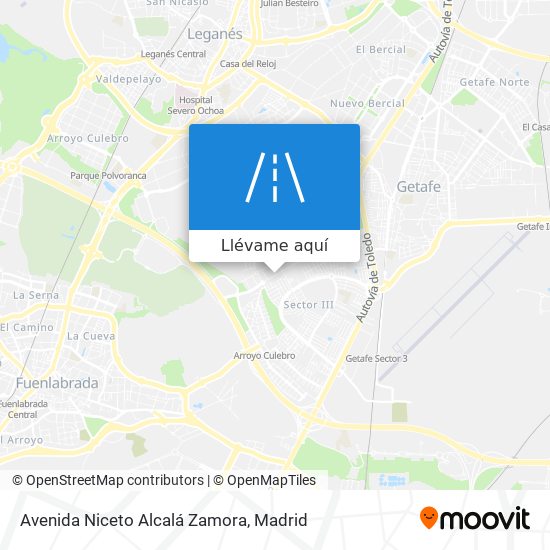 Mapa Avenida Niceto Alcalá Zamora