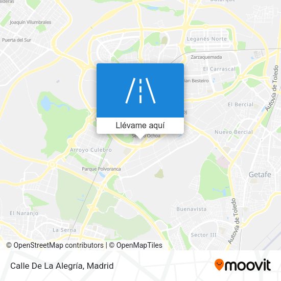 Mapa Calle De La Alegría