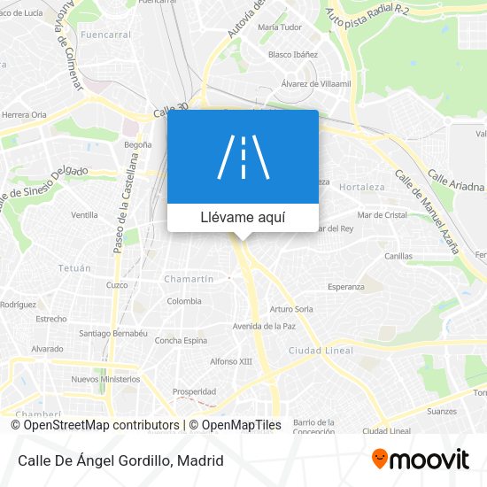 Mapa Calle De Ángel Gordillo