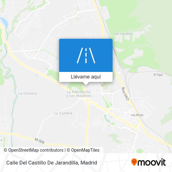 Mapa Calle Del Castillo De Jarandilla