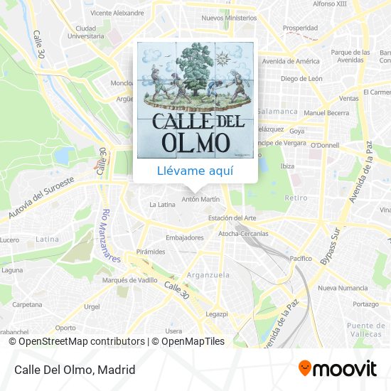 Mapa Calle Del Olmo