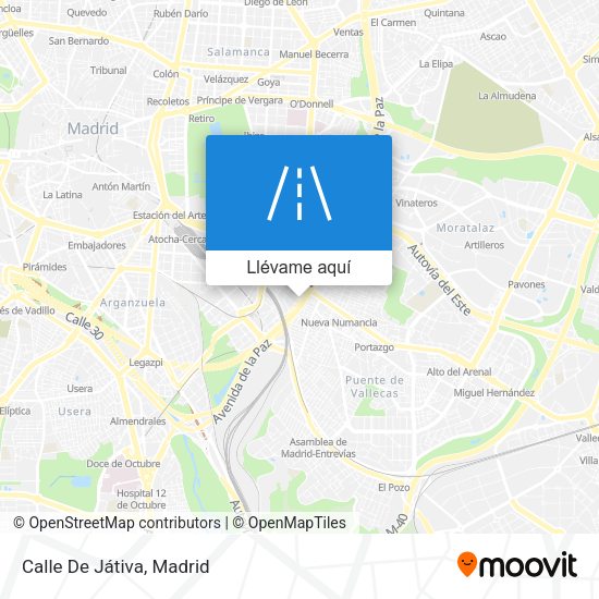 Mapa Calle De Játiva