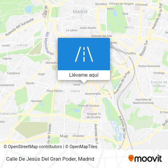 Mapa Calle De Jesús Del Gran Poder