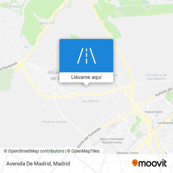 Mapa Avenida De Madrid