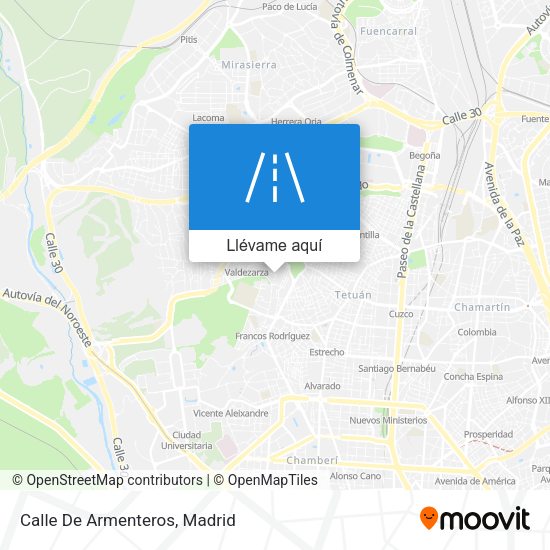 Mapa Calle De Armenteros