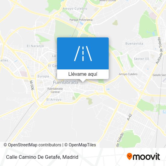 Mapa Calle Camino De Getafe