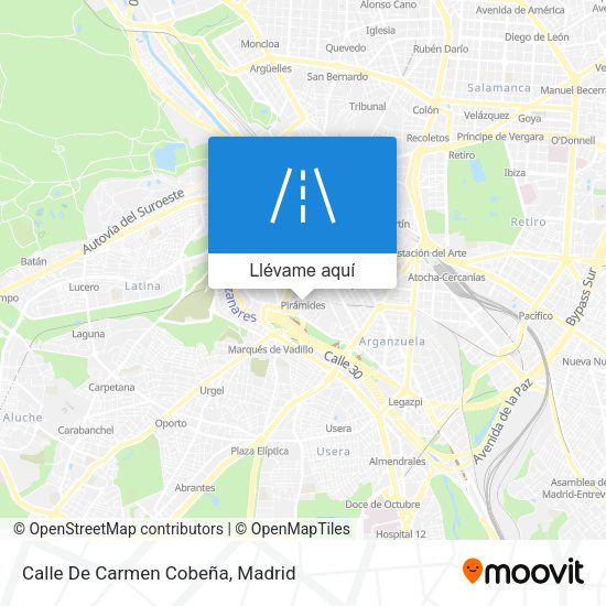 Mapa Calle De Carmen Cobeña