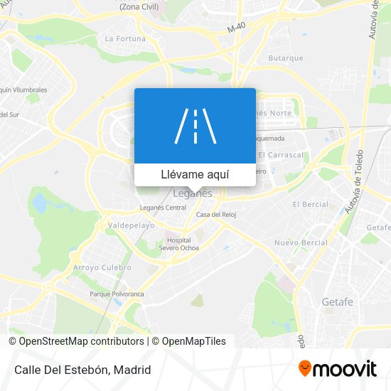 Mapa Calle Del Estebón