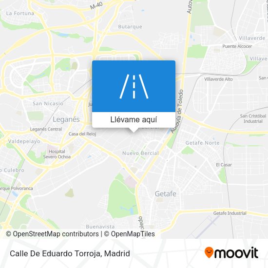 Mapa Calle De Eduardo Torroja