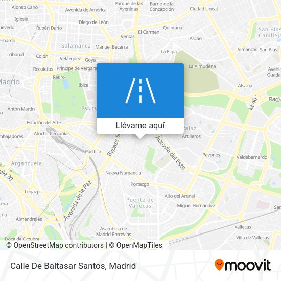 Mapa Calle De Baltasar Santos