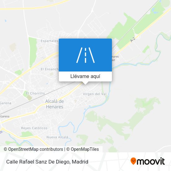 Mapa Calle Rafael Sanz De Diego