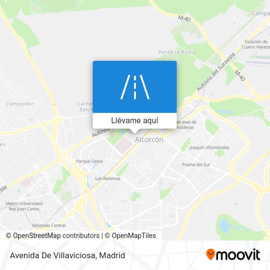Mapa Avenida De Villaviciosa