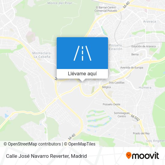 Mapa Calle José Navarro Reverter