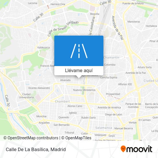 Mapa Calle De La Basílica