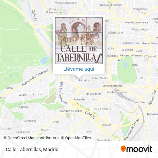 Mapa Calle Tabernillas