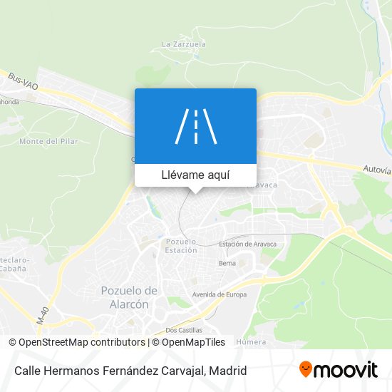 Mapa Calle Hermanos Fernández Carvajal
