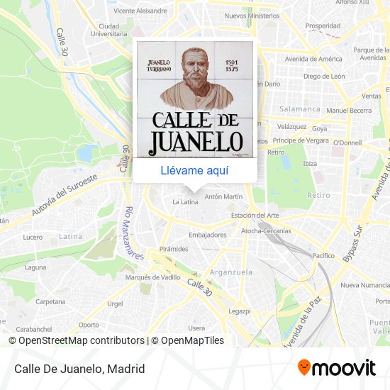 Mapa Calle De Juanelo
