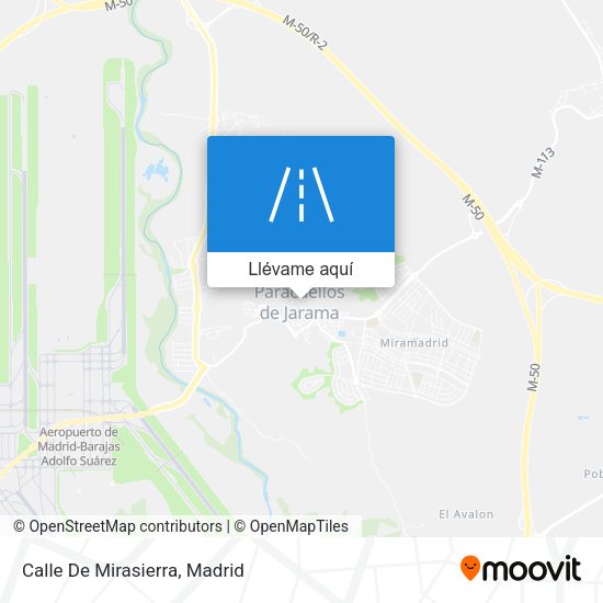 Mapa Calle De Mirasierra