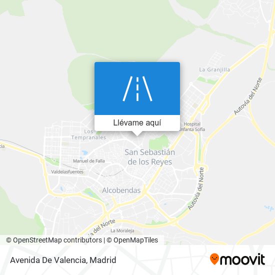 Mapa Avenida De Valencia