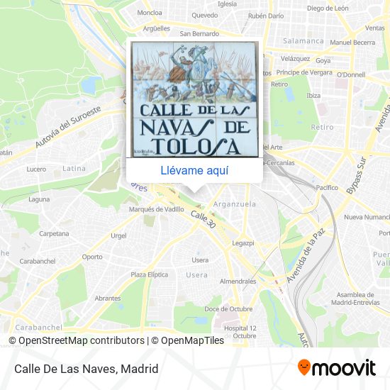 Mapa Calle De Las Naves