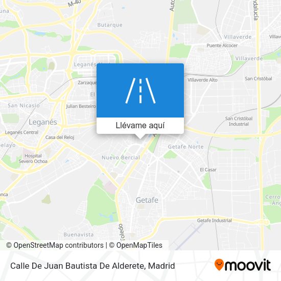 Mapa Calle De Juan Bautista De Alderete