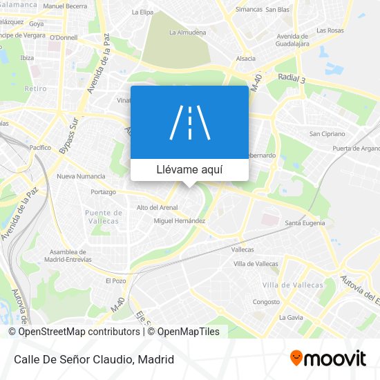 Mapa Calle De Señor Claudio